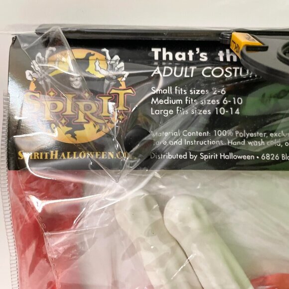 Spirit Thats The Spirit Cheerleader Halloween Costume Adult Size Small 2-6 - Picture 8 of 9